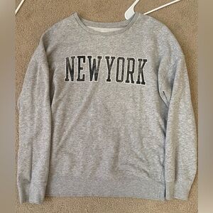 Grey Aeropostale New York Sweatshirt Crewneck